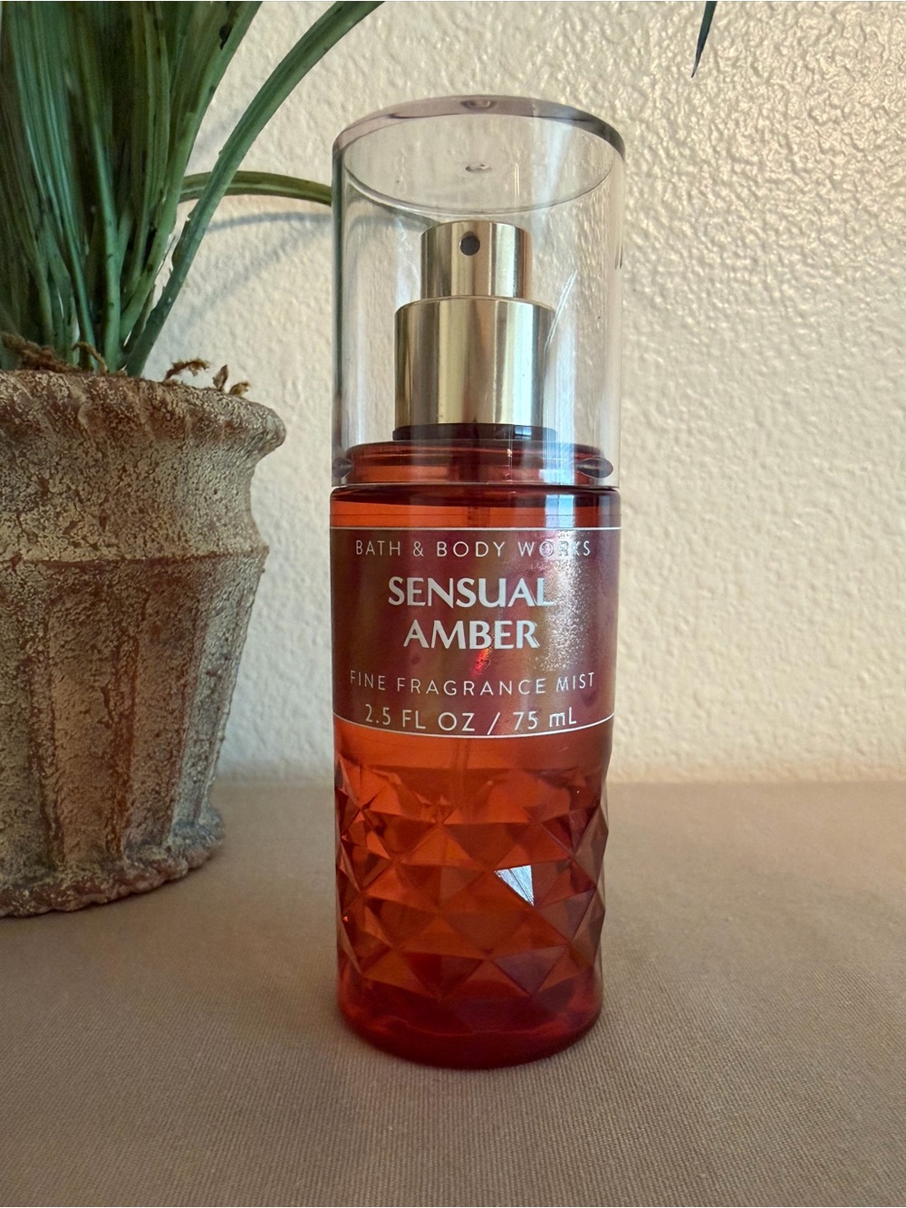 NEW Bath & Body Works Sensual Amber Fine Fragrance Mist Travel Size